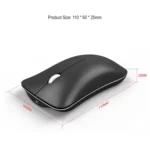 HXSJ T23 Bluetooth + 2.4GHz Wireless Dual Modes 4-Keys 1600 DPI Adjustable Ergonomics Optical Mouse - Image 11