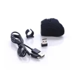 GM306DM Bluetooth + 2.4GHz Dual-mode Lazy Finger Ring Mouse Rechargeable Wireless Mouse - Image 3