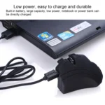 GM306DM Bluetooth + 2.4GHz Dual-mode Lazy Finger Ring Mouse Rechargeable Wireless Mouse - Image 4