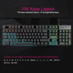 iMICE AK-600 Wired USB Floating Keycap Characters Glow Backlit Gaming Keyboard - Image 6