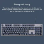 Logitech K845 CHERRY Blue Axis Backlit Mechanical Wired Keyboard, Cable Length: 1.8m - Image 8