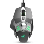 HXSJ J200 7 Keys Programmable Wired E-sports Mechanical Mouse with Light