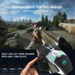 HXSJ J200 7 Keys Programmable Wired E-sports Mechanical Mouse with Light - Image 7