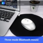 HXSJ T36 2.4G Bluetooth 5.0+3.0 Three-mode Silent Design Wireless Bluetooth Mouse - Image 2