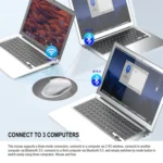 HXSJ T36 2.4G Bluetooth 5.0+3.0 Three-mode Silent Design Wireless Bluetooth Mouse - Image 3