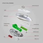 HXSJ T36 2.4G Bluetooth 5.0+3.0 Three-mode Silent Design Wireless Bluetooth Mouse - Image 9