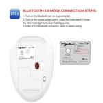HXSJ T36 2.4G Bluetooth 5.0+3.0 Three-mode Silent Design Wireless Bluetooth Mouse - Image 10