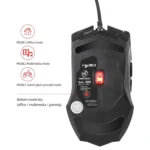 HXSJ J500 7 Keys RGB Programmable Display Screen Gaming Wired Mouse - Image 5