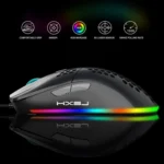 HXSJ J900 6 Keys RGB Lighting Programmable Gaming Wired Mouse (White) - Image 4