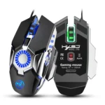 HXSJ J700 Colorful Lighting Programmable E-sports Gaming Wired Mouse - Image 2