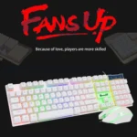 SHIPADOO D280 Wired RGB Backlight Mechanical Feel Suspension Keyboard + 3D Cool Mouse Kit for Laptop, PC - Image 2