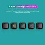 SHIPADOO D620 104-key Wired RGB Color Cracked Backlight Gaming Keyboard Mouse Kit for Laptop, PC - Image 6