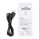 F18 Ultra-slim Rechargeable Foldable 58 Keys Bluetooth Wireless Keyboard with Holder - Image 10