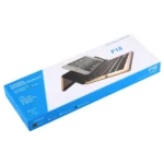 F18 Ultra-slim Rechargeable Foldable 58 Keys Bluetooth Wireless Keyboard with Holder - Image 11