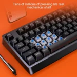 YINDIAO K300 USB Detachable Panel Mechanical Lighting Blue Shaft Gaming Wired Keyboard - Image 4