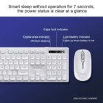 YINDIAO V3 Max Business Office Silent Wireless Keyboard Mouse Set - Image 5