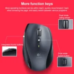 Logitech M705 1000DPI 2.4GHz Wireless Laser Dual Mode Mouse - Image 5