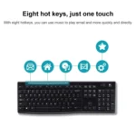 Logitech MK275 USB Wireless Keyboard Mouse Set - Image 4