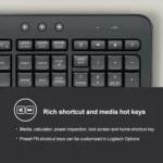 Logitech MK545 Wireless Keyboard Mouse Set - Image 5