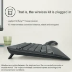 Logitech MK545 Wireless Keyboard Mouse Set - Image 8