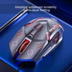 YINDIAO G5 3200DPI 4-modes Adjustable 6-keys RGB Light Silent Wired Gaming Mouse - Image 5