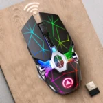 YINDIAO A7 2.4GHz 1600DPI 3-modes Adjustable 7-keys Rechargeable RGB Light Wireless Silent Gaming Mouse - Image 13