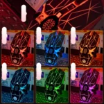 YINDIAO A7 2.4GHz 1600DPI 3-modes Adjustable 7-keys Rechargeable RGB Light Wireless Silent Gaming Mouse - Image 12