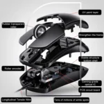 YINDIAO G2 1000DPI 3-keys RGB Light Wired Business Mouse - Image 3