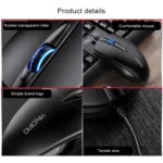 YINDIAO G2 1000DPI 3-keys RGB Light Wired Business Mouse - Image 4
