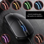 YINDIAO G2 1000DPI 3-keys RGB Light Wired Business Mouse - Image 6