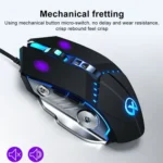 GM20 3200DPI 4-modes Adjustable 7-keys RGB Light Wired Gaming Mouse - Image 3