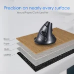 DELUX M618GX Wireless Ergonomic Vertical Mouse 1600DPI Optical Mouse - Image 9