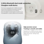 Original Xiaomi Dual-mode 1200DPI Ultra-thin Computer Mouse 3 - Image 5