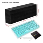 HXSJ V700T 61-key Wired Membrane RGB Backlit Mechanical Keyboard - Image 10