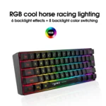 HXSJ V700B+A867 Wired RGB Backlit Keyboard and Mouse Set - Image 6