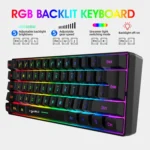 HXSJ V700B+A867 Wired RGB Backlit Keyboard and Mouse Set - Image 8