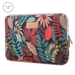 Lisen 12 inch Sleeve Case Colorful Leaves Zipper Briefcase Carrying Bag for iPad, Macbook, Samsung, Lenovo, Sony, DELL Alienware, CHUWI, ASUS, HP, 12 inch and Below Laptops / Tablets