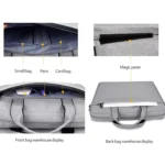 DJ06 Oxford Cloth Waterproof Wear-resistant Portable Expandable Laptop Bag for 15.6 inch Laptops, with Detachable Shoulder Strap - Image 11