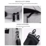 DJ06 Oxford Cloth Waterproof Wear-resistant Portable Expandable Laptop Bag for 15.6 inch Laptops, with Detachable Shoulder Strap - Image 13
