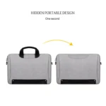 DJ08 Oxford Cloth Waterproof Wear-resistant Laptop Bag for 14.1 inch Laptops, with Concealed Handle & Luggage Tie Rod & Adjustable Shoulder Strap - Image 12