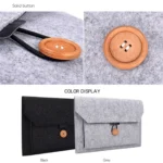 ND06 Multi-purpose Felt Button Laptop Inner Bag for 12.5 inch Laptop - Image 11
