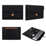 ND06 Multi-purpose Felt Button Laptop Inner Bag for 12.5 inch Laptop - Image 3