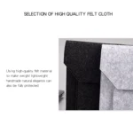 ND06 Multi-purpose Felt Button Laptop Inner Bag for 12.5 inch Laptop - Image 8