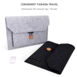 ND06 Multi-purpose Felt Button Laptop Inner Bag for 15.4 inch Laptop - Image 4