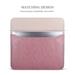 PU01S PU Leather Horizontal Invisible Magnetic Buckle Laptop Inner Bag for 15.4 inch laptops, with Small Bag - Image 5