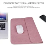 PU01S PU Leather Horizontal Invisible Magnetic Buckle Laptop Inner Bag for 15.4 inch laptops, with Small Bag - Image 8