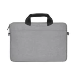 14.1 inch Breathable Wear-resistant Fashion Business Shoulder Handheld Zipper Laptop Bag with Shoulder Strap - Image 4