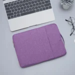 11.6 inch Universal Fashion Soft Laptop Denim Bags Portable Zipper Notebook Laptop Case Pouch for MacBook Air, Lenovo and other Laptops, Size: 32.2x21.8x2cm - Image 4