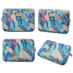 Lisen 8.3 inch Sleeve Case Colorful Leaves Zipper Briefcase Carrying Bag - Image 6