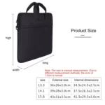 ST01S Waterproof Oxford Cloth Hidden Portable Strap One-shoulder Handbag for 13.3 inch Laptops - Image 10
